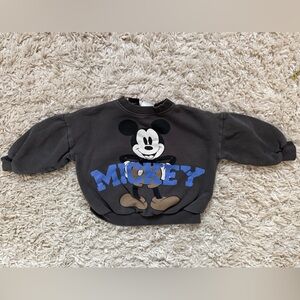 Disney Mickey Mouse Kids Sweatshirt - Black and Blue